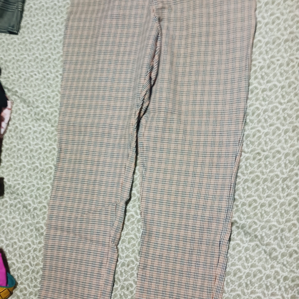a new day Plaid Pantsuit in Pink and Black